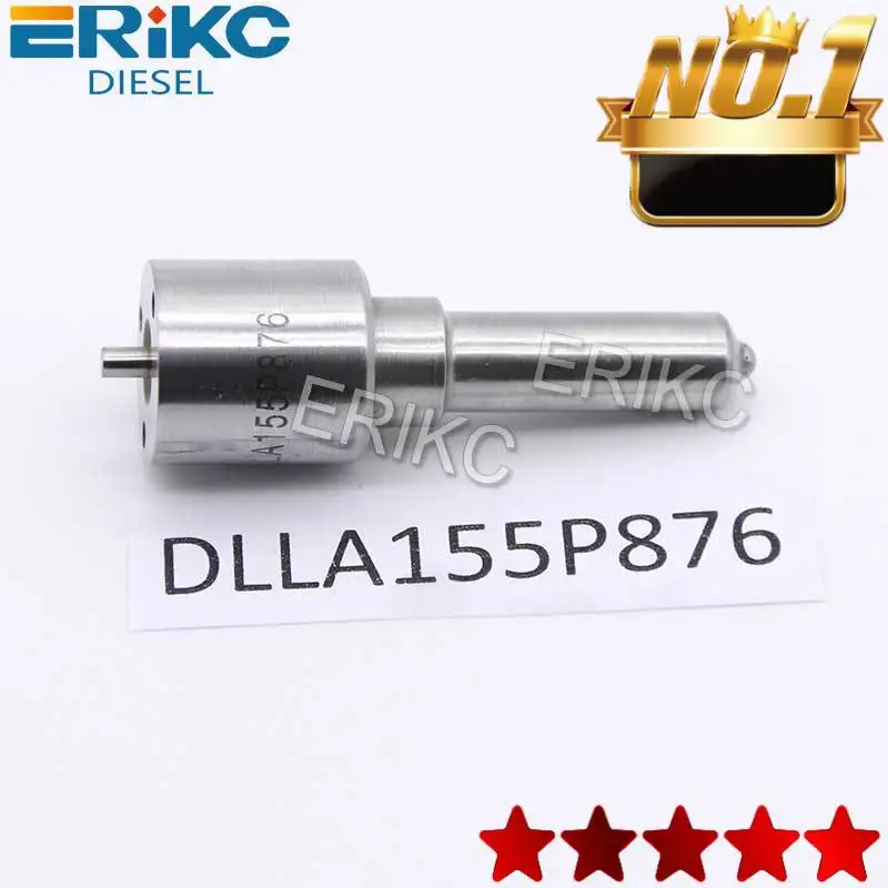 ERIKC 095000-6043 Nozzle DLLA155P876 CR Spare Sprayer DLLA 155 P 876 Fuel Injector DLLA 155 P876 for 23670-0R170 23670-0R120