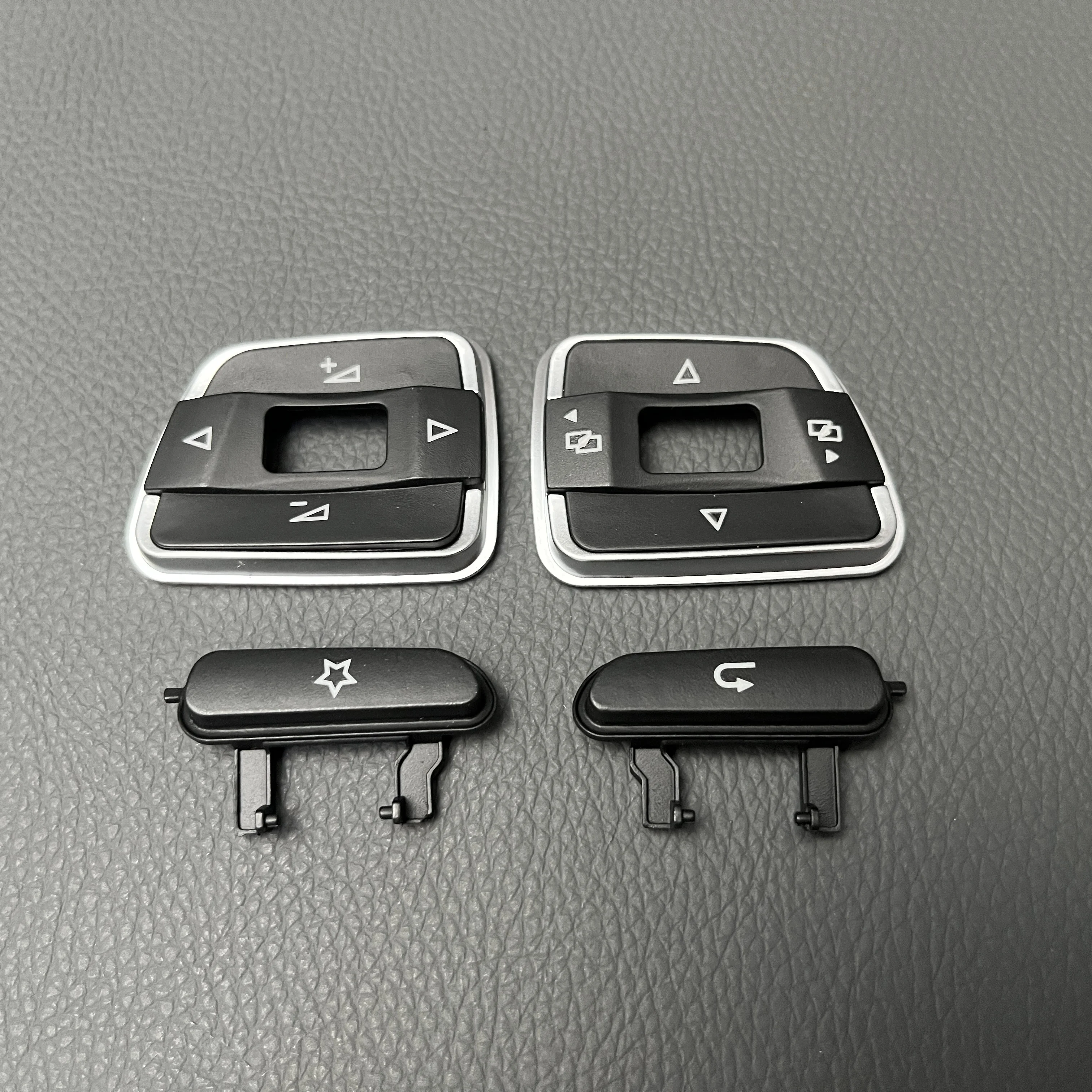 Car Multi-functional Steering Wheel Switch Control Button Cover Cap Trim For VW Passat B7 Golf 6 MK6 CC Tiguan Touran Jetta