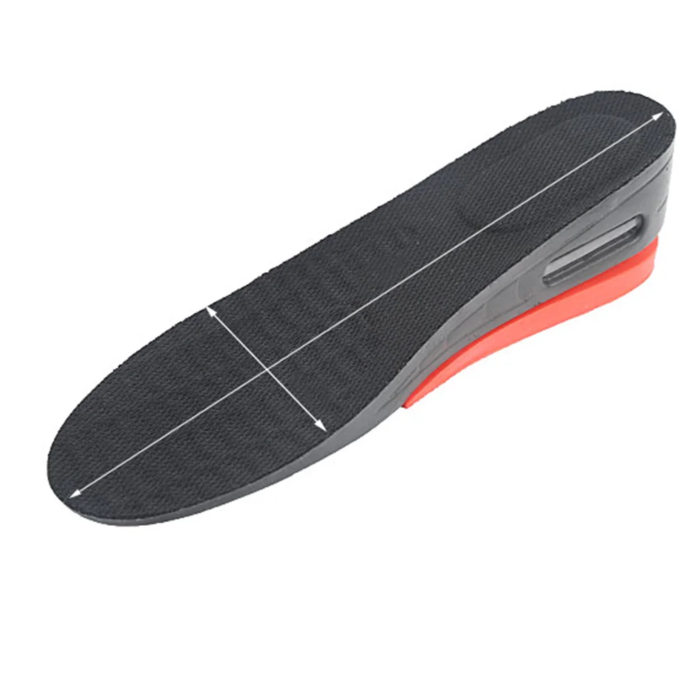 2 -Layer Shoe Inserts Height Insole PU Cushion Taller Pad Breathable Increase Insoles