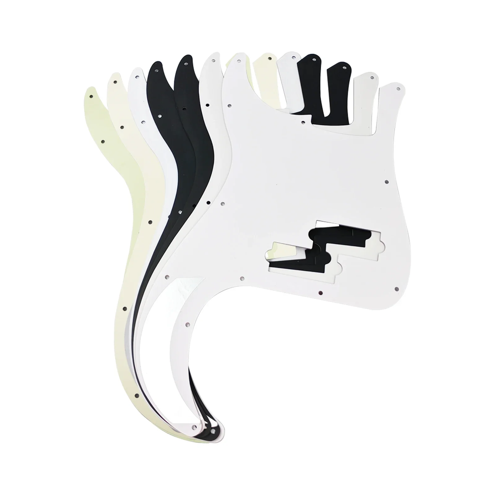 Bass Pickguard Bass 4 Strings Guitar Scratch Plate 13 Holes for PB Bass Without Truss Rod Hole Style