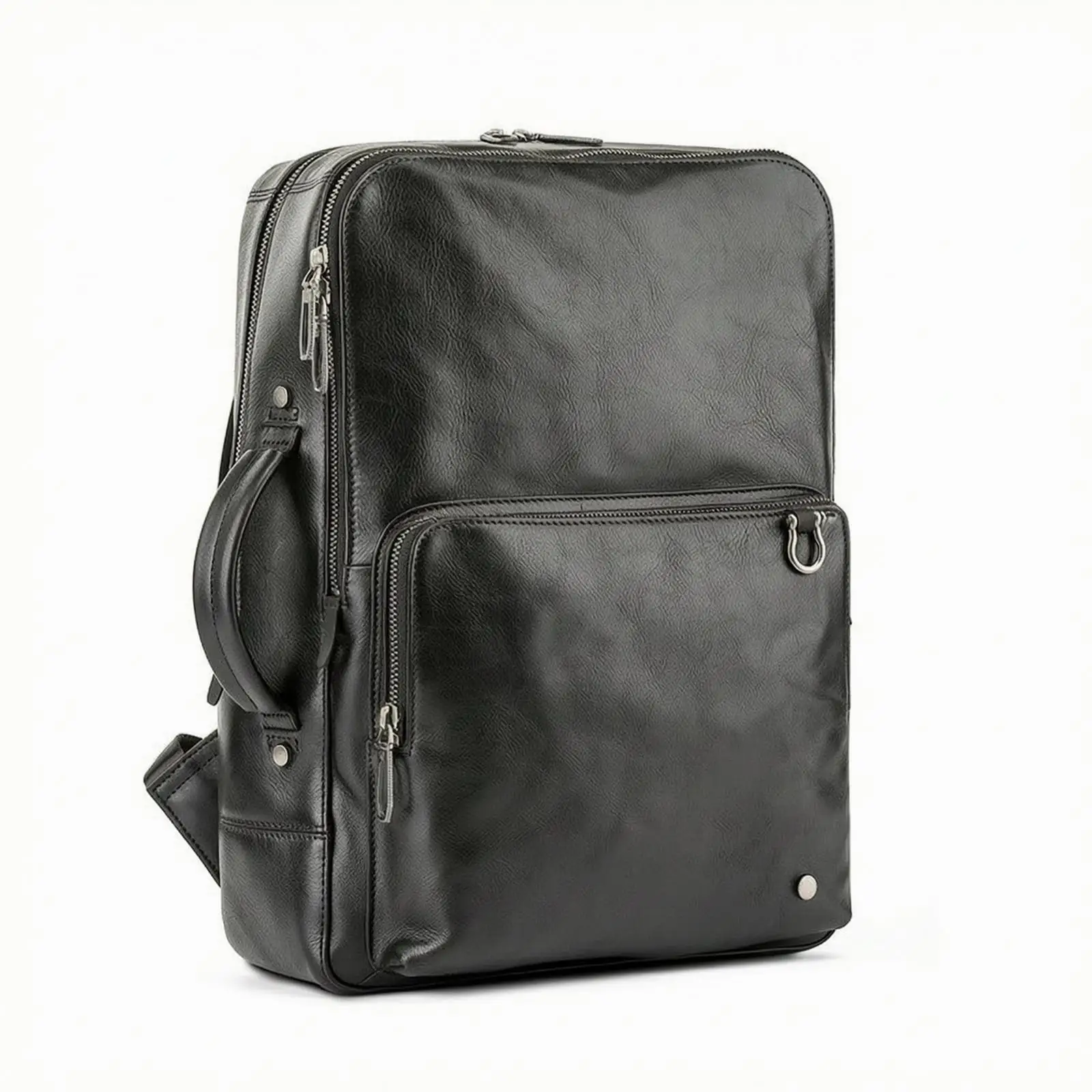 Stylish Backpack with Laptop Compartment | Leather Backpack, Adjustable Shoulder Straps, for Travel