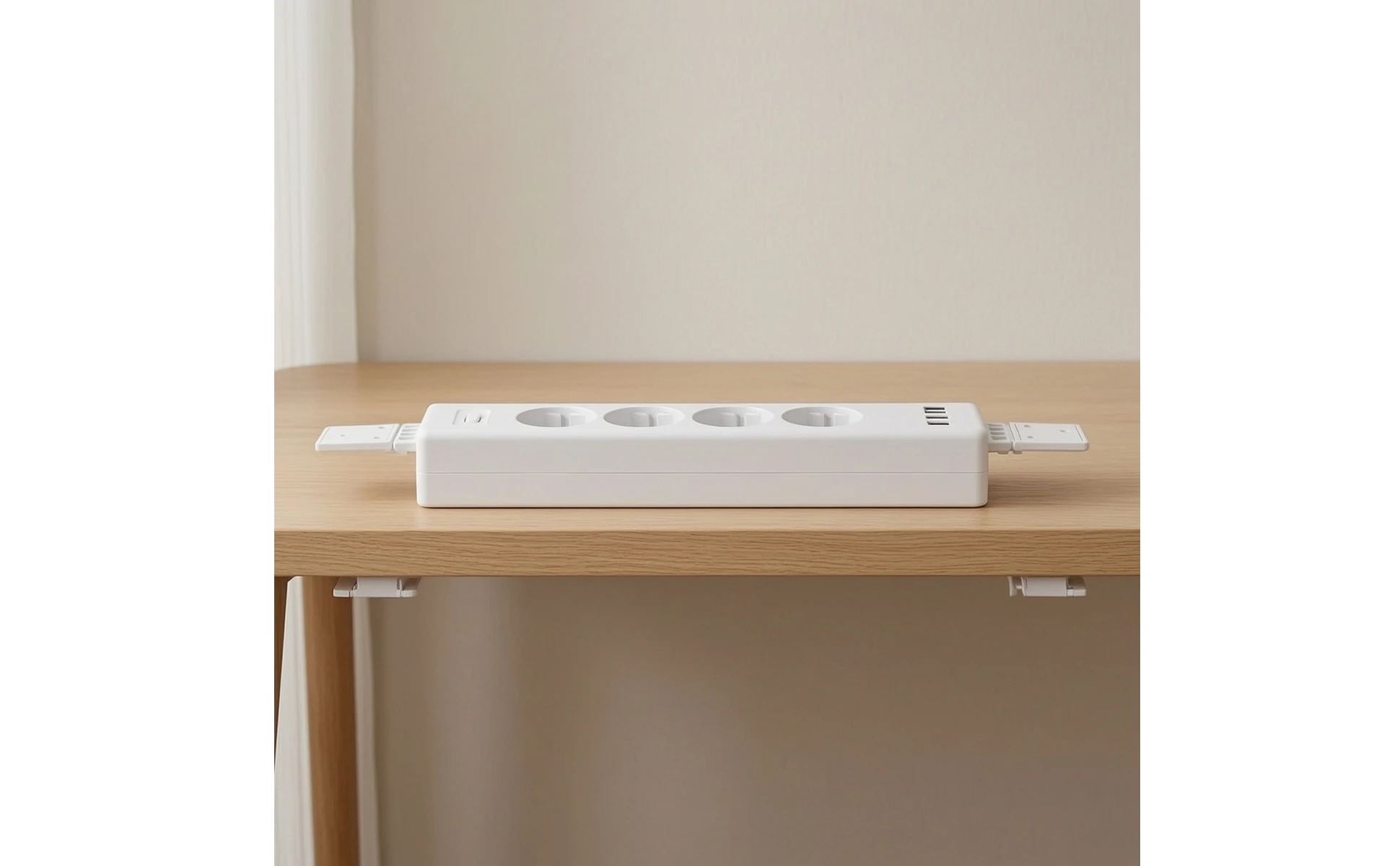 Under Desk Power Strip Space-Saving Power Strip with USB Ports Outlet Safe Ultra-Thin for Telecommuter Workers, Office Under Desk Power Strip Space-Saving Power Strip with USB Ports Outlet Safe Ultra-Thin for Telecommuter Workers, Office