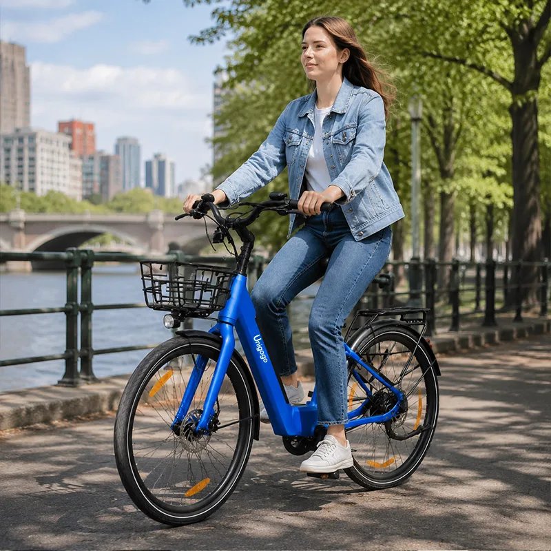 M4 500W Electric Commuter Bike With Global GPS Tracking APP and Hydraulic Disc Brake
