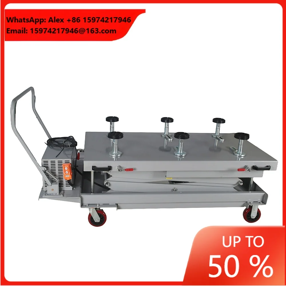 Zehoo Electric Vehicle Battery Scissor Lift For Disassembly/Assembly 1.2 T Capacity Hydraulic & Electric Drive ZH-1212