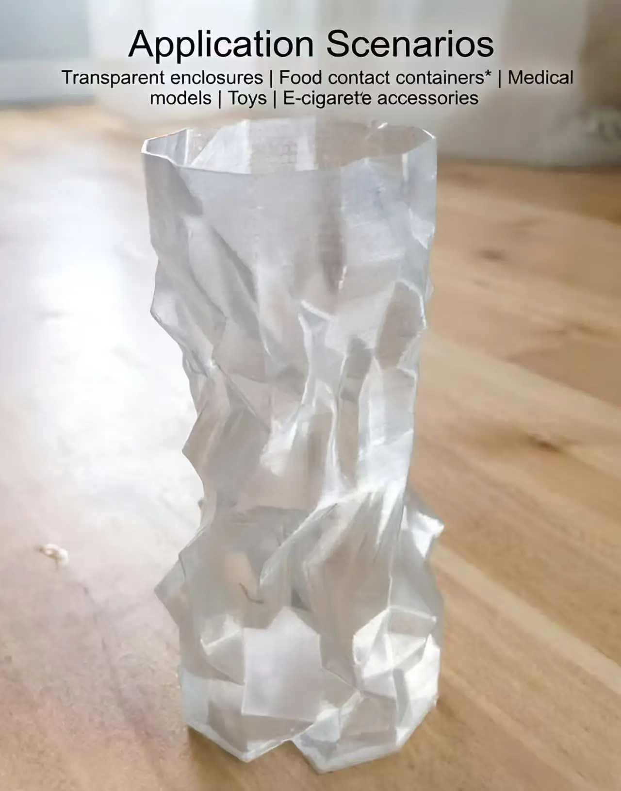 PCTG 1KG High Clarity Crystal Clear 3D Printer Filament,Stronger than PETG & Easier to Print than PC,for Transparent Models