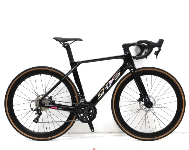 Carbon Fibre Frame Road Bike Cycle 24