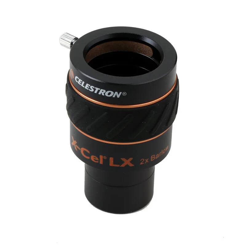 CELESTRON X-CEL 2X-LX Barlow Lens 3X Barlow  1.25''  Wide Angle High Definition Large Caliber High Powered Telescope Barlow Lens