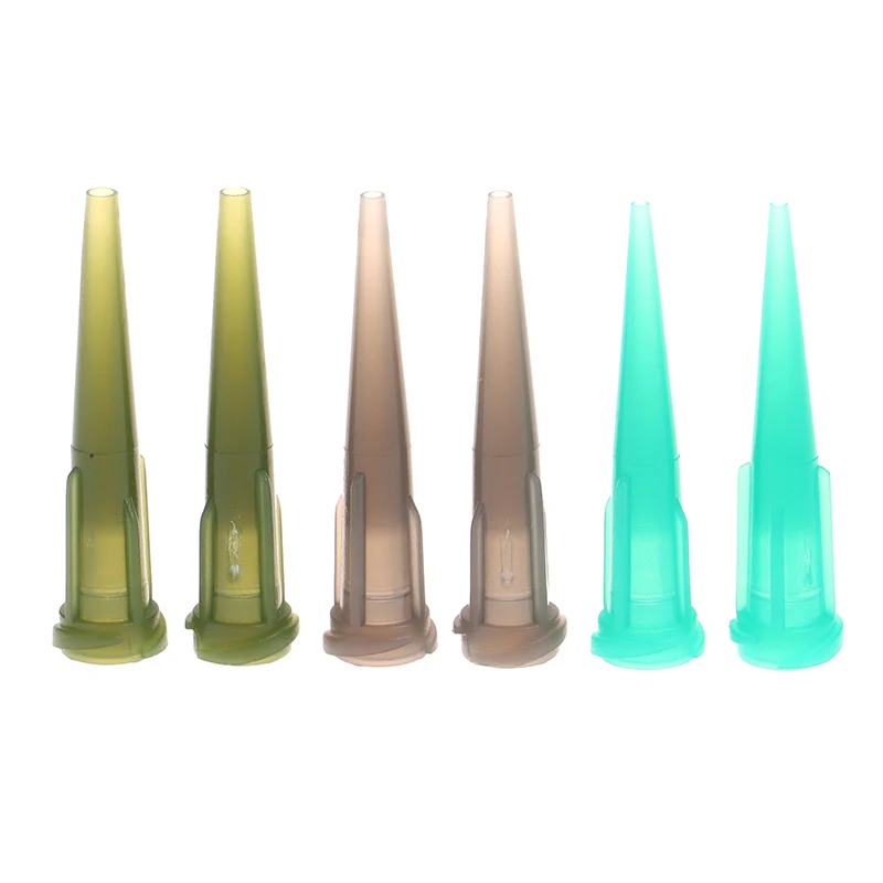 

100 Pcs TT Tapered Tips Assorted 14-25G Plastic Conical Smooth Flow Tapered Needle/Tips Dispense Tips