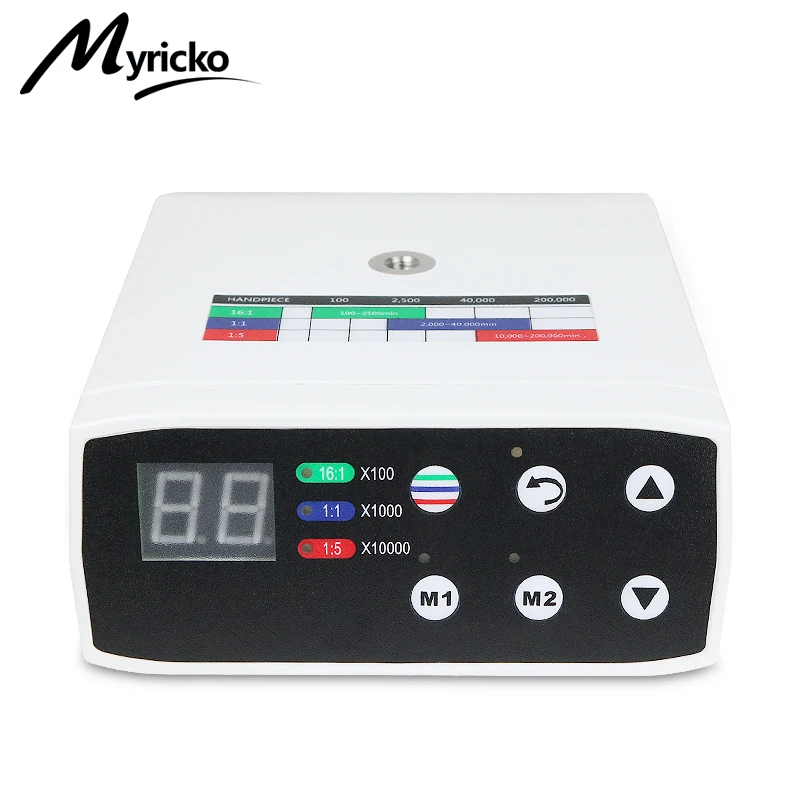 Myricko Dental Brushless LED Micro Motor Fiber Optical Electric MicroMotor Dentistry Instrument Tools