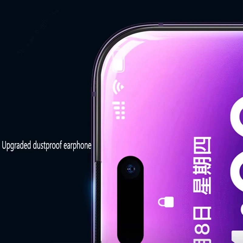 1-4 قطعة طلاء Oleophobic الخصوصية حامي الشاشة لسامسونج A55 5G A54 A52 A53 A16 A15 A35 A32 A14 A06 S24 الترا S23 FE الزجاج