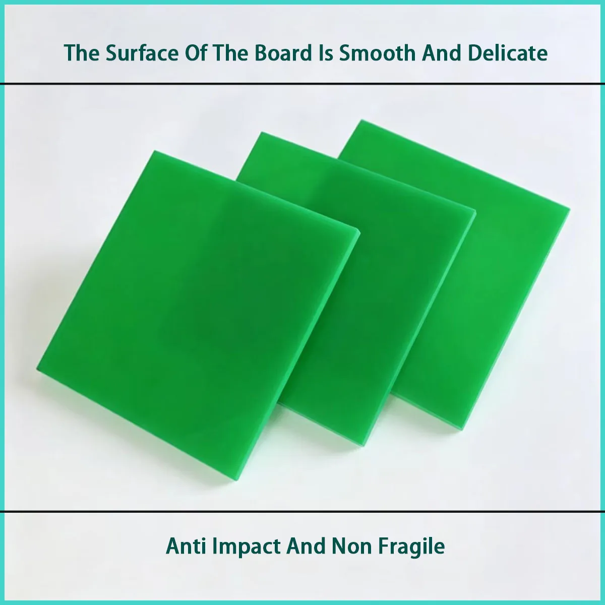 3mm/5mm thick green acrylic board is used for lighting accessories, equipment baffles, decorative decoration, etc
