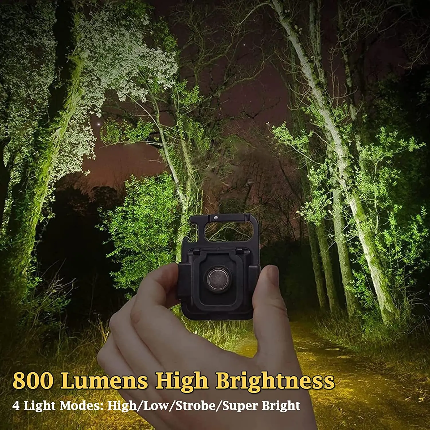 Mini LED 1500LM Flashlight Keychain Multifunctional Portable COB Camping Lamps USB Charging Work Lights Fishing Lanterna