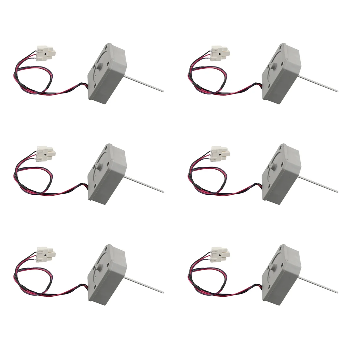 

6X для двигателя холодильника с двойной дверью 4681jb1029a 4681jb1029b DC13v 3,20 Вт, двигатель охлаждающего вентилятора, запасные части-T33C