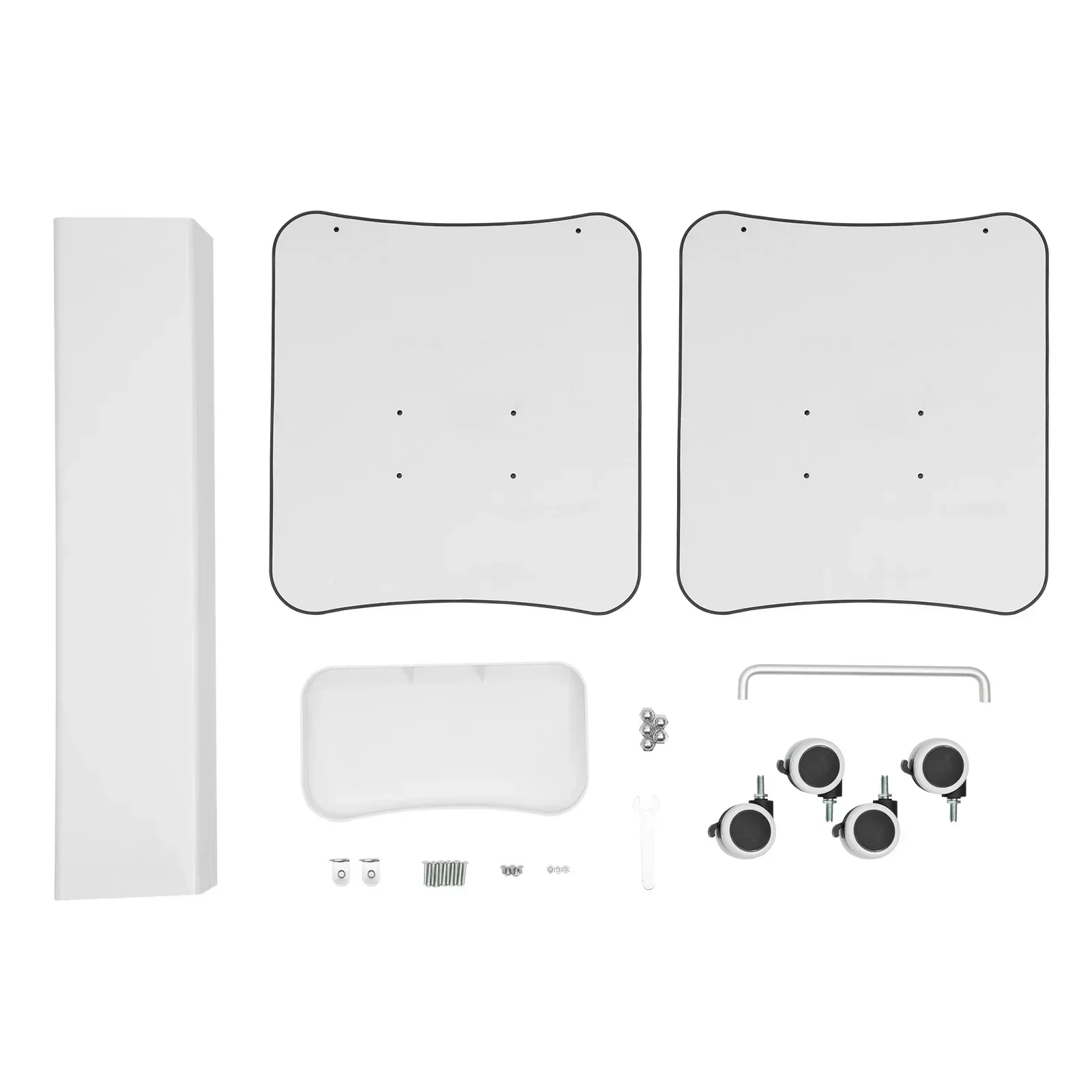 Carrinho de beleza com rodas e bandeja, carrinho de esteticista de alumínio, equipamento de salão de beleza e spa, rolamento para colocar equipamentos de beleza