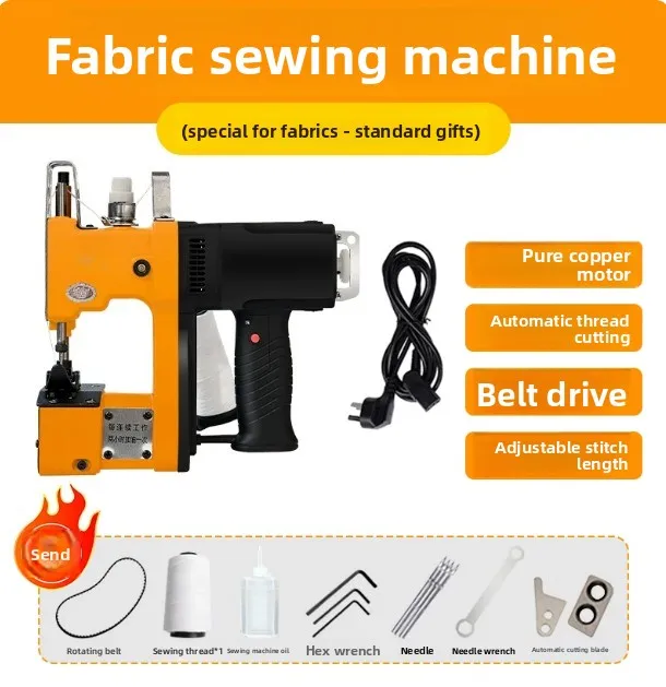 Gk9 Portable Bag Sealing Machine, industrial-grade electric sewing machine, suitable for sewing woven leather straps