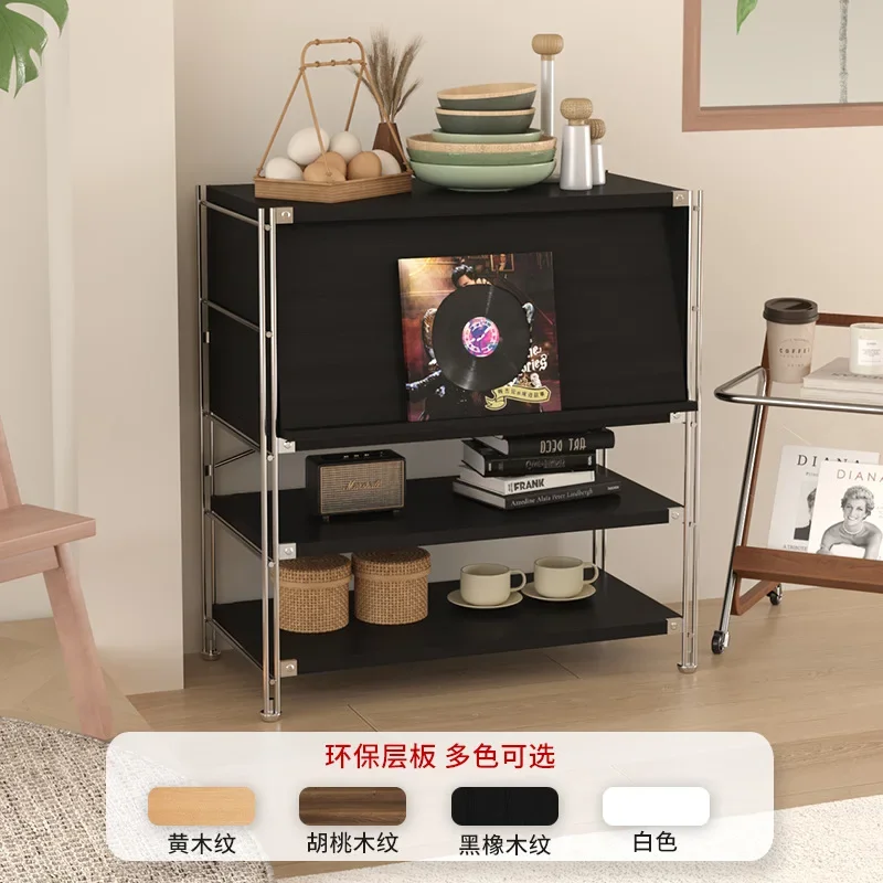 Riviste con anta ribaltabile per divano dal pavimento al soffitto, armadio portaoggetti multifunzionale per soggiorno