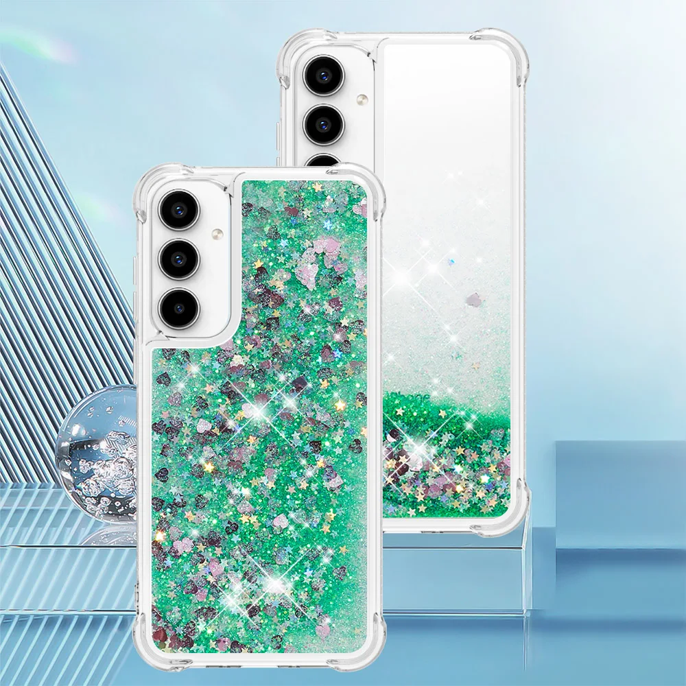 Stoßfeste Glitzer-Flüssig-Quicksand-Hülle für Samsung Galaxy A17 A37 A57 A07 A16 A26 A36 A56 A06 A05 A15 A35 A55 A05 A05S 4G 5G – Detail 9