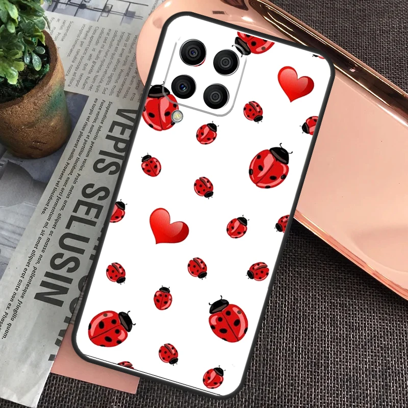 Lady Bugs For Samsung Galaxy M34 M54 M14 M53 M33 M13 M12 M32 M52 M20 M15 M55 M21 M51 M30s M31s Case