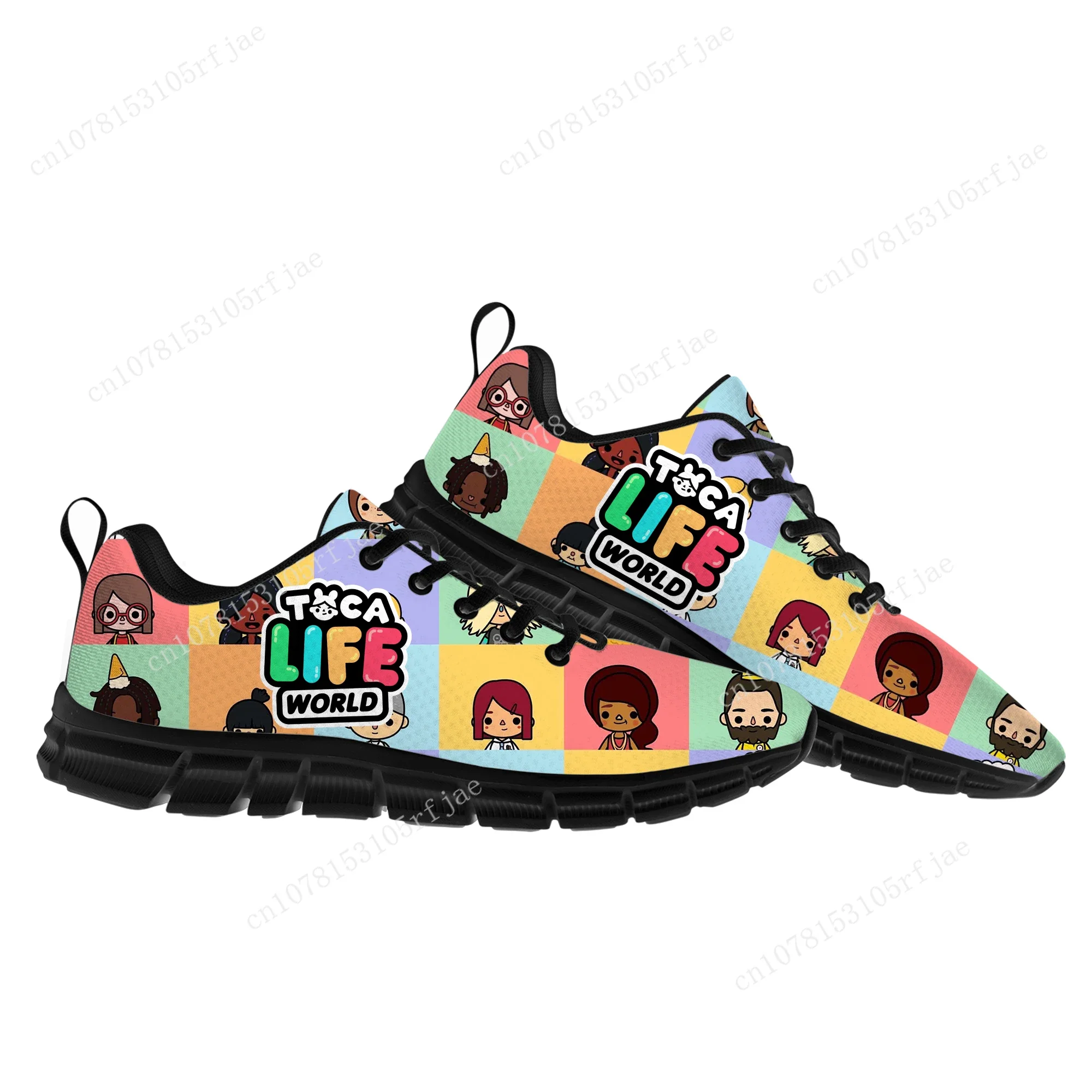 Toca Life World Sportschoenen Cartoon Game Heren Dames Tiener Kinderen Sneakers Mode Hoge Kwaliteit Sneaker Op Maat Gemaakte Schoenen