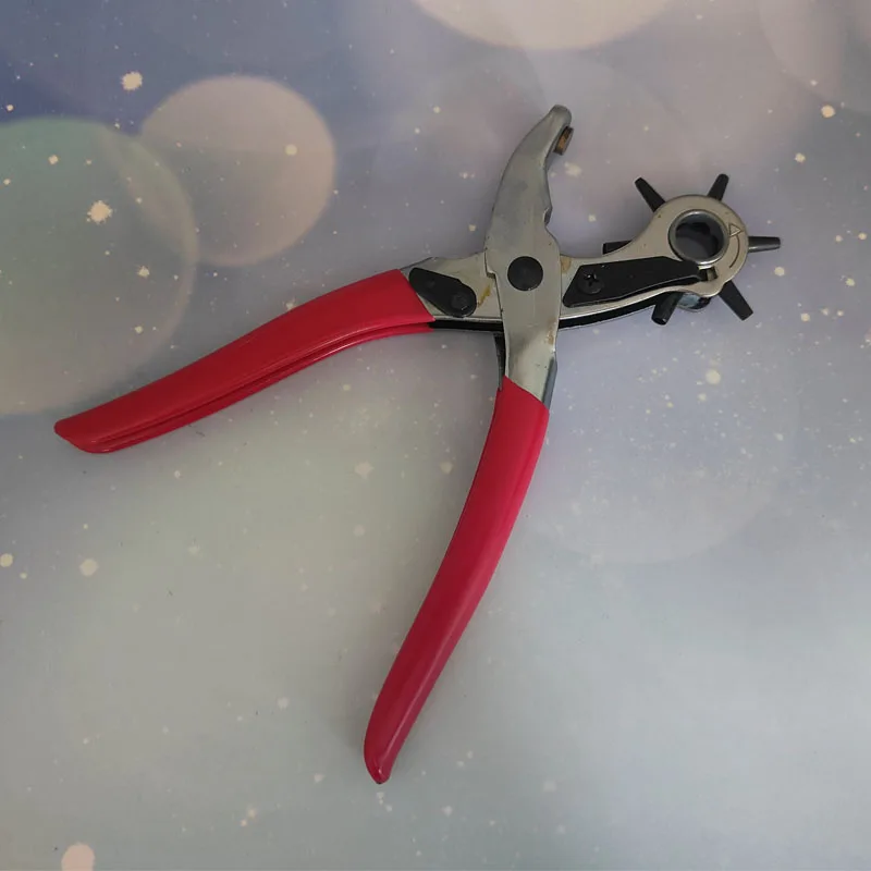 

Многофункциональный пробойник для кожи из углеродистой стали, инструмент для пробивания отверстий в ремнях, инструмент для рукоделия