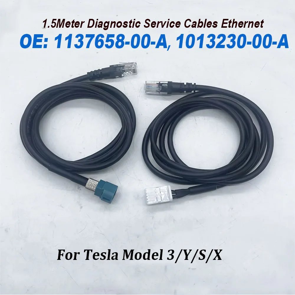 1137658-00-A 1013230-00-A For Diagnostic Service Cables Ethernet 1.5 Meter For Model 3 Y X S Toolbox 3 113765800A 101323000A