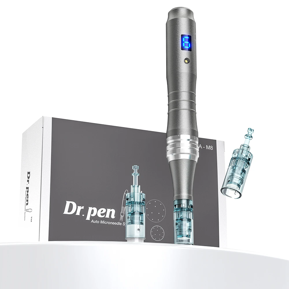 new-dr-pen-m8-microneedling-wireless-auto-derma-needles-beauty-skin-care-tools-kit-with-2pcs-025mm-cartridge-for-face-body