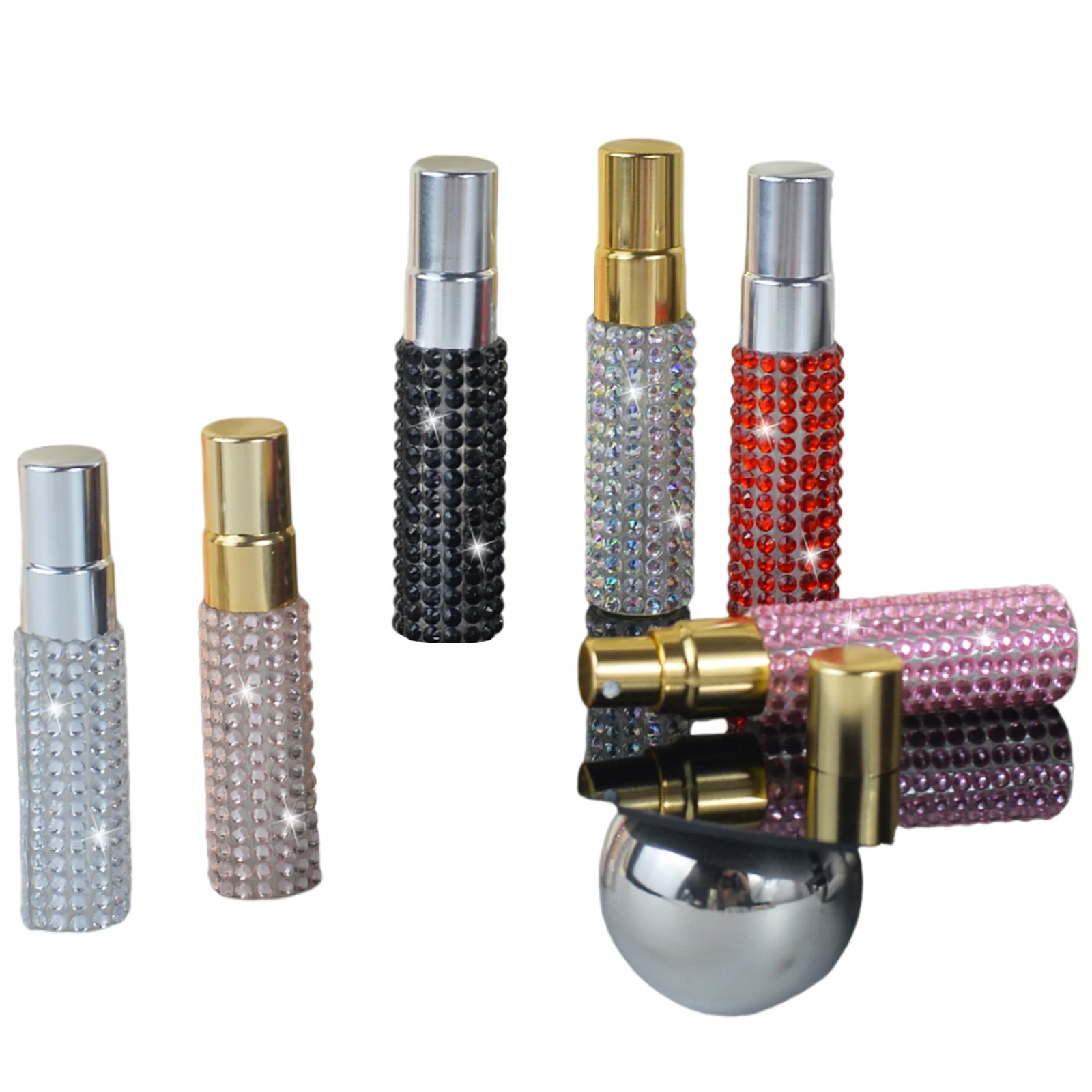 

Контейнер для ароматов, стекло + ювелирные изделия, распылитель для духов, распылитель аромата, портативный десант для духов, идея подарка на дороге