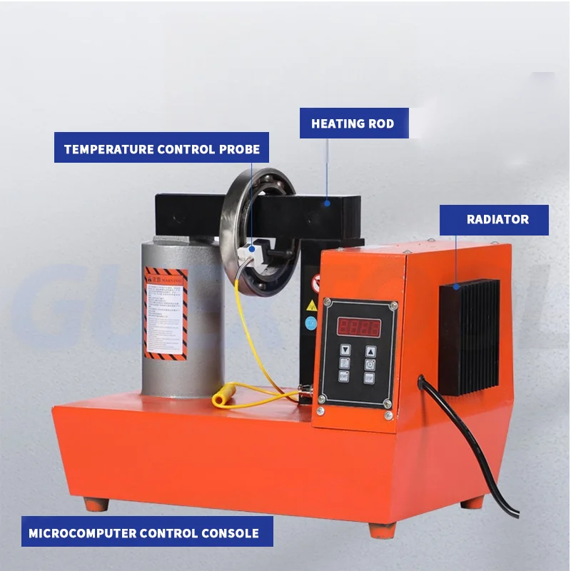 Exuan DKQ-1 Microcomputer-controlled Electromagnetic Induction Bearing And Gear Heater 2kw 220V Heating Capacity 30-200mm