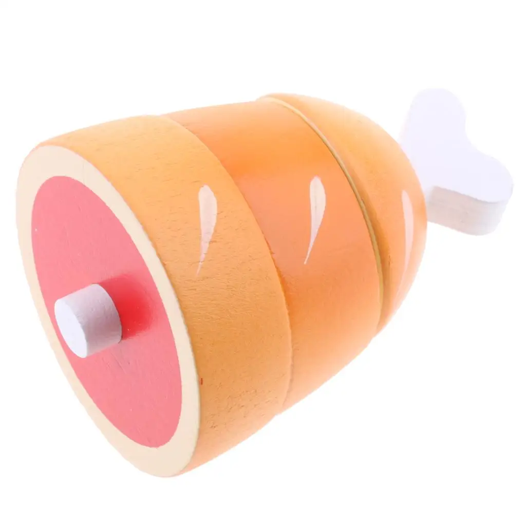 Preschool Pretend Fake Food Wooden Role Toy Kids Funny Educational Toys