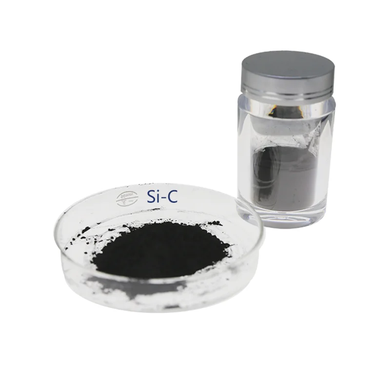 Carbon Coated Silicon Si-C Powder for Lithium Ion Battery Anode Raw Materials