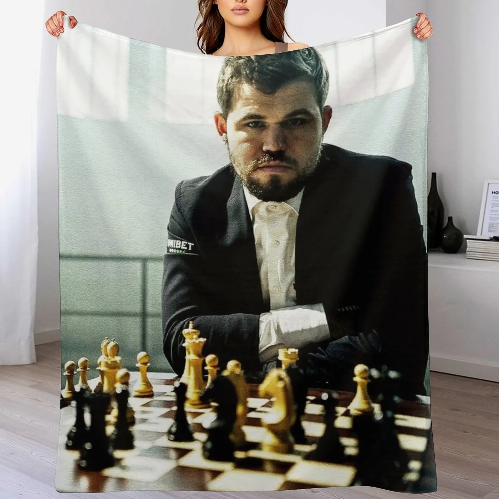 

Magnus carlsen Throw Blanket Soft Stuffeds cosplay anime anime Blankets