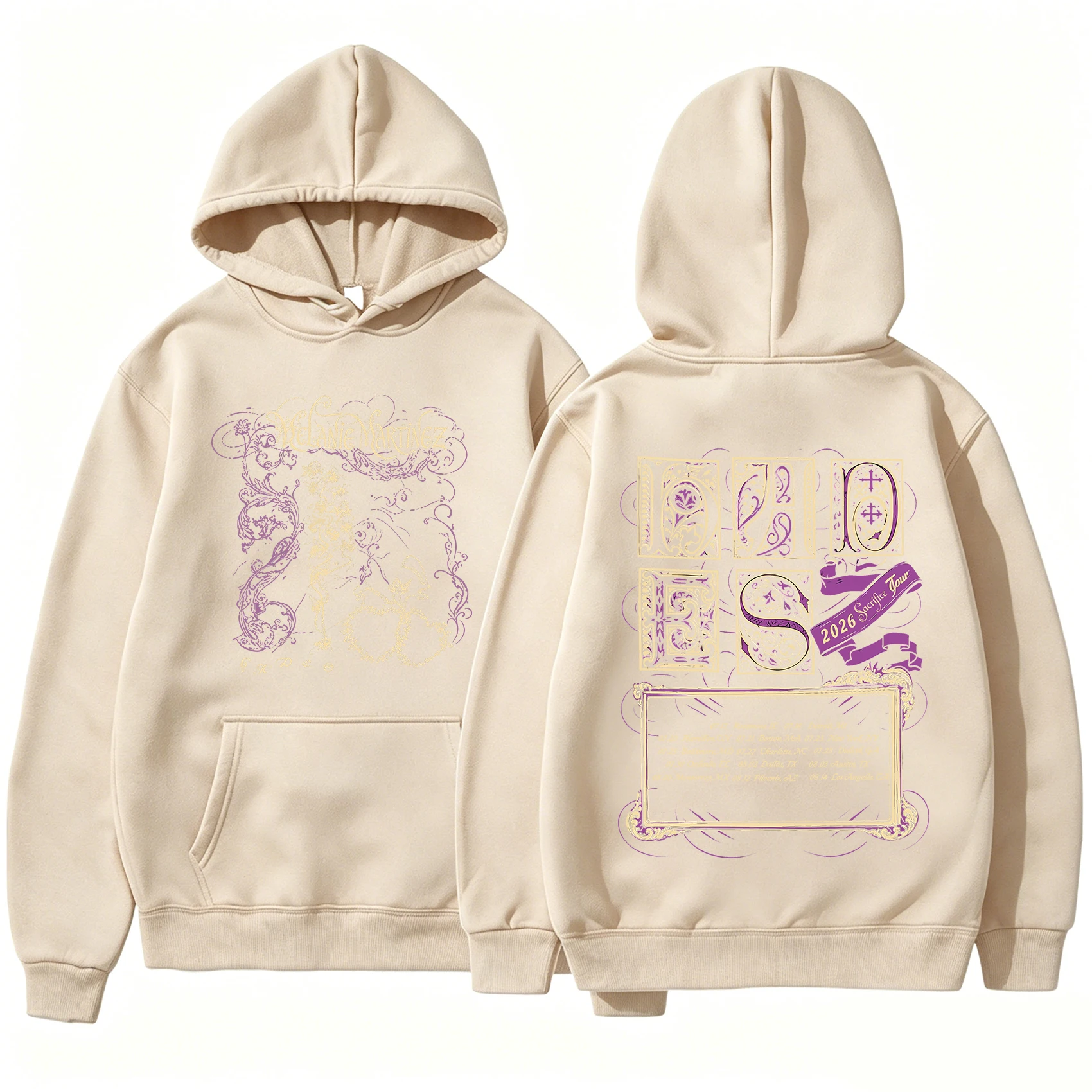 2026 Melanie Martinez Hades The Sacrifice Tour Hoodie Lässiger Loser Langarm Y2K Streetwear Hoodie Pullover Top – Detail 2