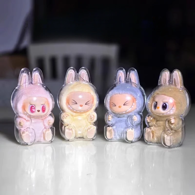 LABUBU first generation macaron bubble series fun blind box vinyl face plush toy image 6