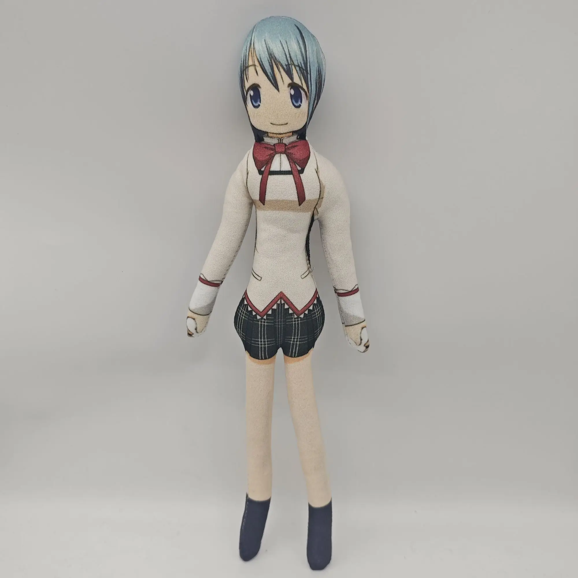 28cm Puella Magi Madoka Magica Anime Plush Doll Sakura Kyoko Kaname Madoka Tomoe Mami Twistable Stuffed Abstract Figure for Part