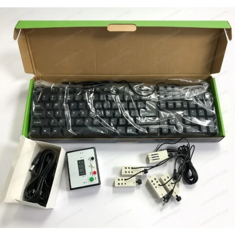 Silent Physical Auto Clicker, Multi-Channel Mechanical Keyboard Mouse Assistant with Smart Loop & Delay