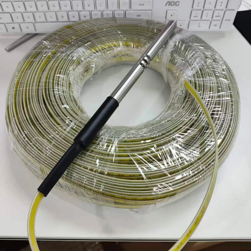 

100m High Tensile Steel Water Level Meter Tape Well Depth Measuring Ruler Cable with Sensor Professional Industrial Grade