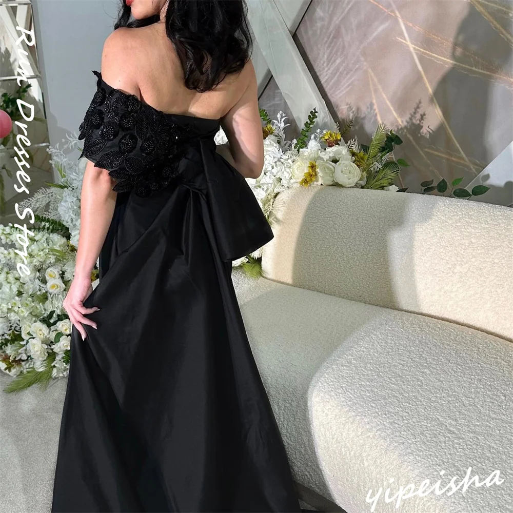 Customized Elegant One-shoulder A-line Evening Dresses Beading s Formal Occasion Gown robe pour cérémonie de mariage vestidos pa