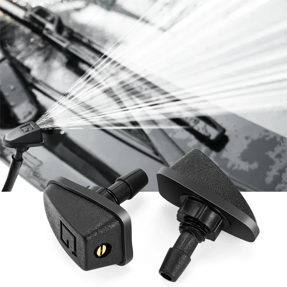 

Car Modification Fan-shaped Wiper Spray Nozzle Water Spray Jets Universal Wiper Fog Nozzle Shaped Hood Glass Water Outlet Nozzle