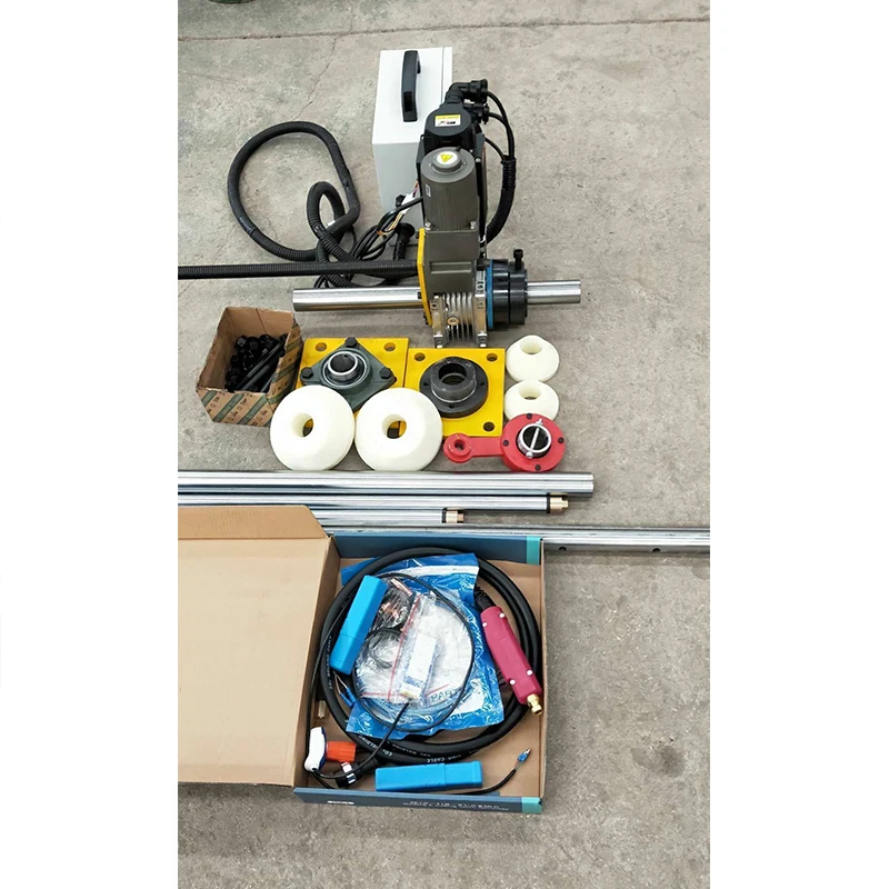 Portable Line Boring  Welding Machine 55-260mm Processing Diameter 50mm*1.5m*1 Boring Bar 50mm*0.75m*1 Boring Bar Diameter