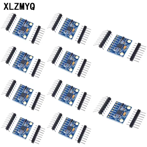 5-10pcs GY521 GY-521 MPU6050 IIC I2C Interface 3 Axis Analog Gyroscope Sensor Accelerometer Compatible Module For Arduino