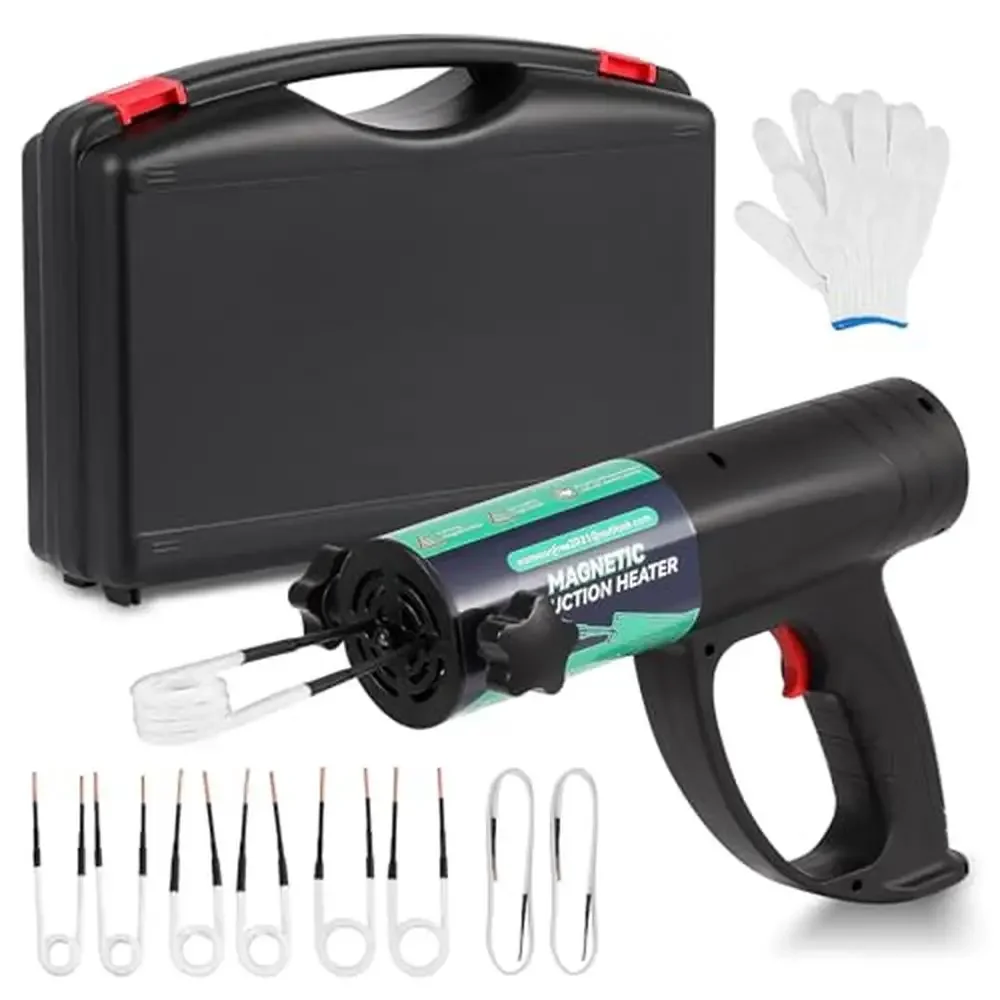 Handheld Induction Heater Kit with Interchangeable Coil Set