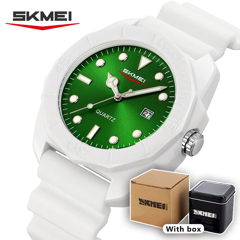 SKMEI Casual Quartz Men College Student Watches Dimensional leisure Dial Wrist Fashion Casual Clothes Date Time Male Watch 2393