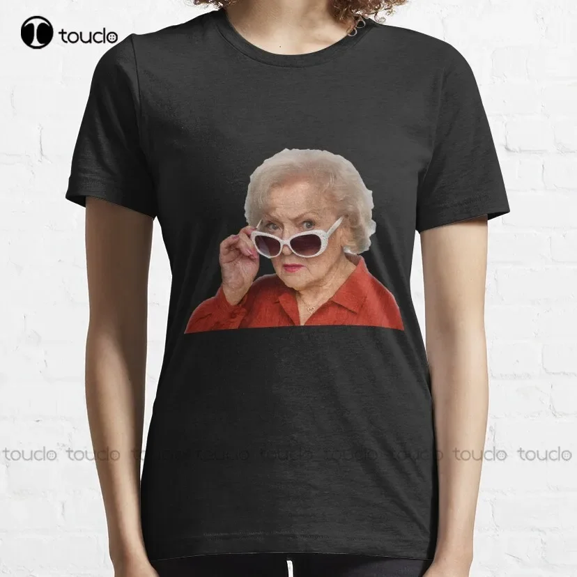 Betty White Classic T-Shirt T Shirts For Women Men Fashion Custom Aldult Teen Unisex Digital Printing Tee Shirt Xs-5Xl New