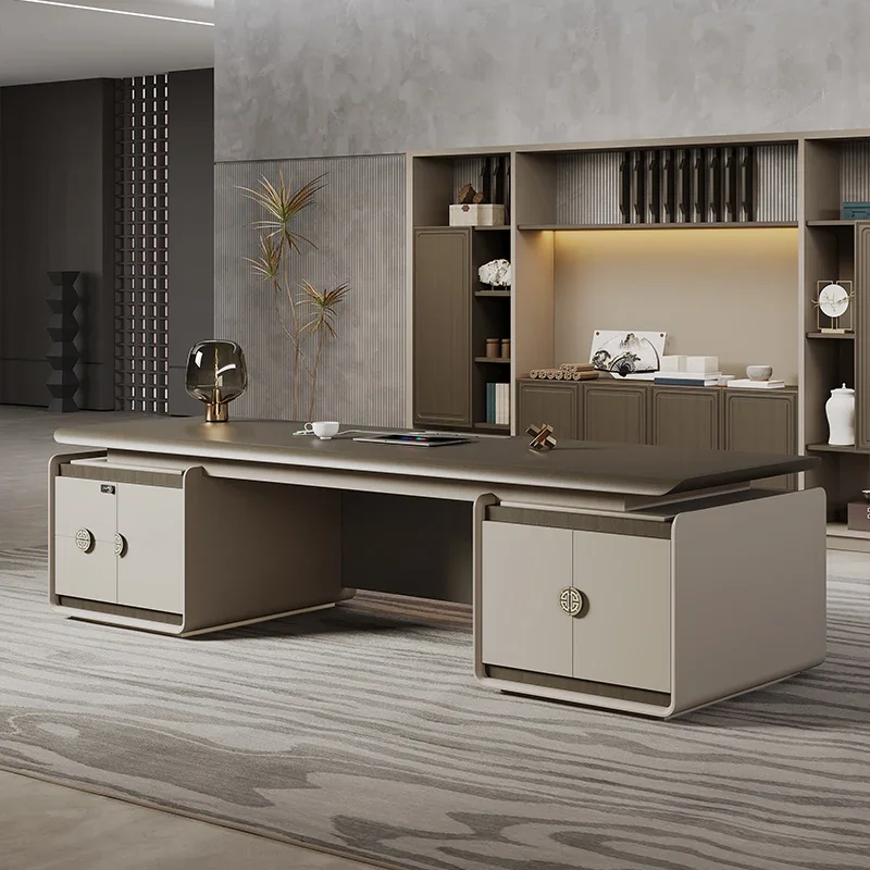 High Quality Designer Office Desk Work Cheap Luxury Executive Office Desk Minimalist Secretary Unusual Wooden Bureau Furniture