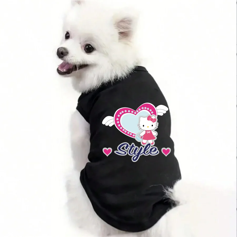 Style Hello Kitty bedrucktes Haustier-Tanktop, weiches und atmungsaktives lässiges Haustier-Tanktop