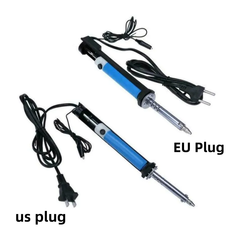 

High Quality EU US 2in1 110v 220V 30W/40W Electric Soldering Iron PCB Solder Sucker Desoldering Vacuum Pump Welding Tool