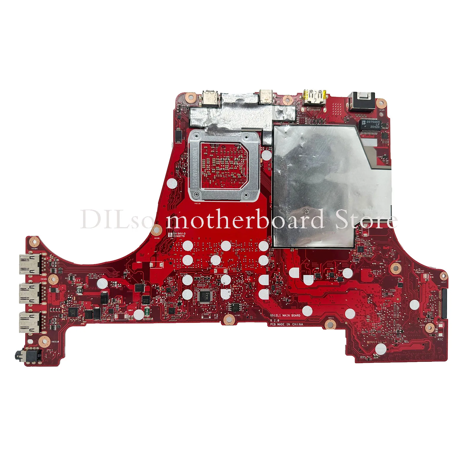 KEFU G512LI MAINboard For ASUS ROG Strix G15 G512 G512LU G512LH G712LI Laptop Motherboard  W/I5-10300H I7-10750H GTX1650TI-4G