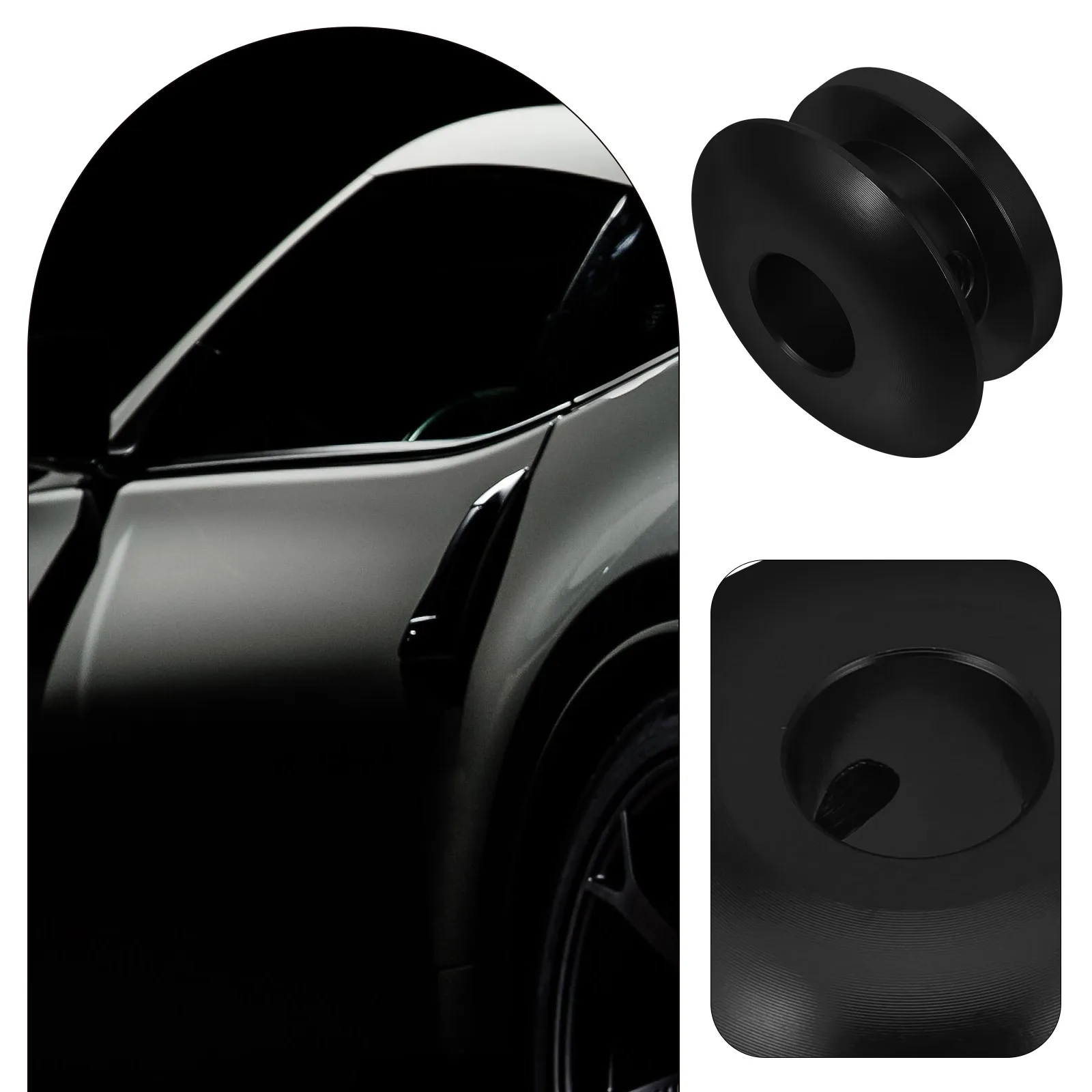 

1Pc Car Shift Knob Limiter Black 12mm Shift Boot Collar Retainer Adapter for Manual