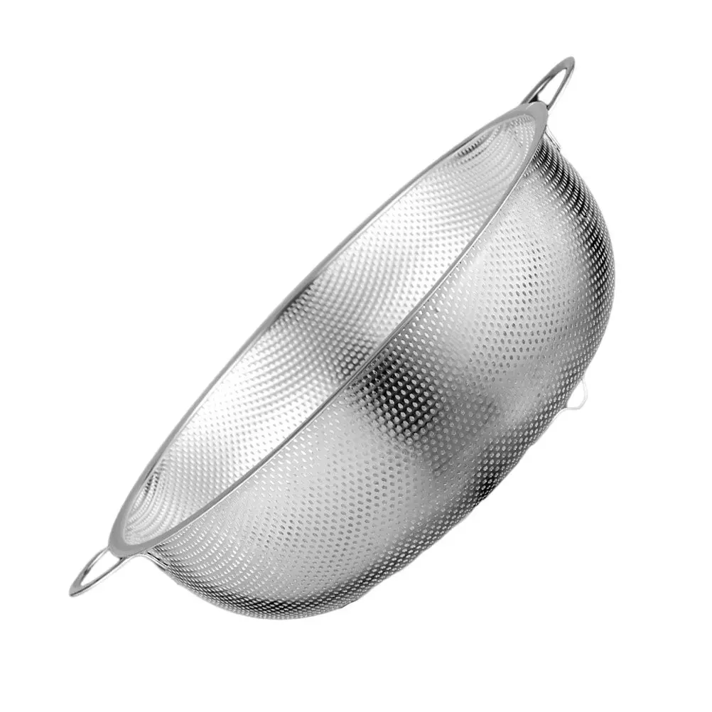 

1 шт. Корзина для слива воды из нержавеющей стали, пищевая, с высоким дном, нескользящая, с перфорированным дренажным дизайном, простая, многофункциональная, для мытья на кухне