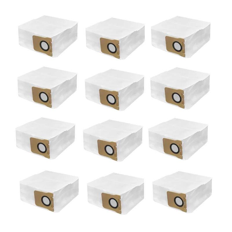 HOT 12PCS for Xiaomi Dreame X20 Pro/X20 Pro Plus Robot Vacuum Cleaner Dust Bag Replacement Spare Parts